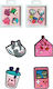 Lebez Set Joy Pins Κονκάρδες Cat