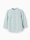 Kids Shirt Long Sleeve Linen Mint Green