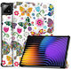 Tri-fold Book Case Xiaomi Pad 7 Pro Pad 7 Butterflies Flowers
