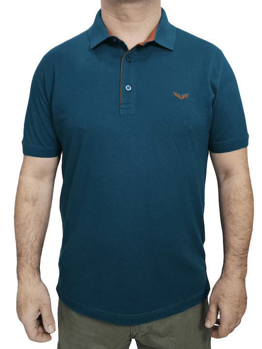 Side Effect Polo Bluză cu mânecă scurtă Benzină