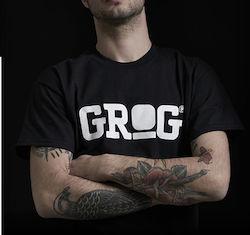 Grog T-shirt Black/white