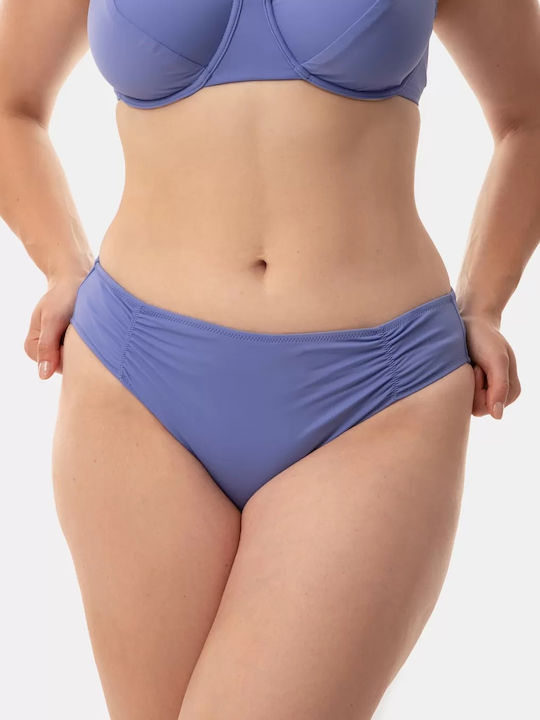 Slip De Costum De Baie Larg Cu Sireturi În Față Blue Bell
