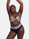 Bikini Slip High Waist Blue
