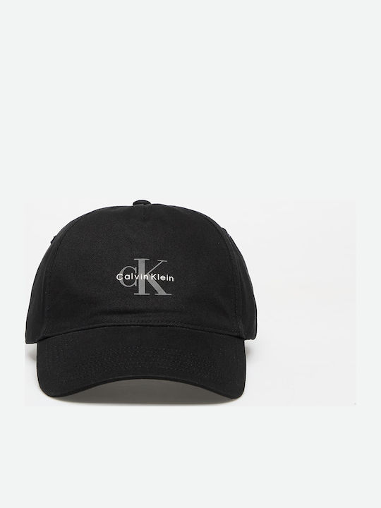 Καπέλα Calvin Klein Jeans Monologo Printed Baseball Cap Black Καπέλα Calvin Klein Jeans Monologo Printed Baseball Cap Black