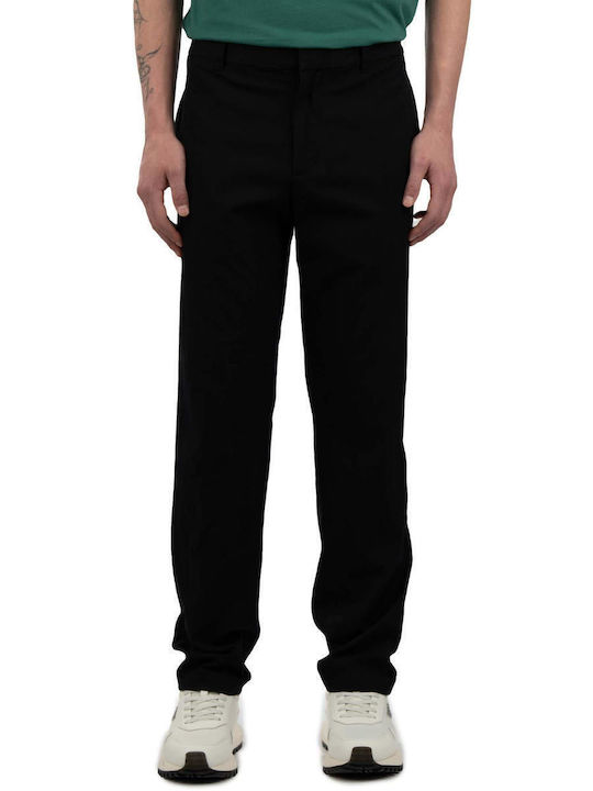 Emporio Armani Pantaloni Barbati Slim Fit Negri