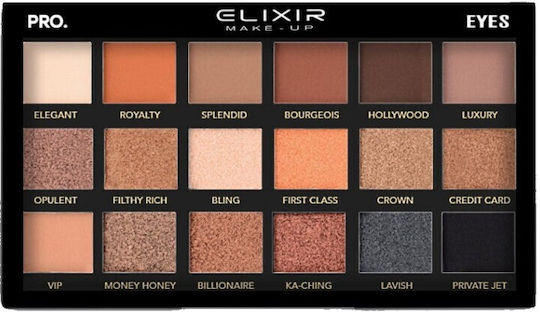 Elixir Pro Eyeshadow Παλέτα με Σκιές Ματιών σε Στερεή Μορφή 777a 18gr
