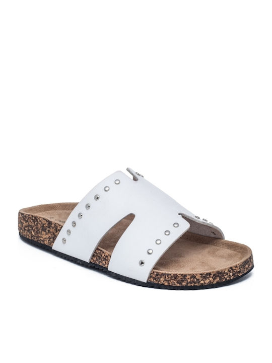 Flache Sandalen für Damen Flatforms in Weiß Farbe