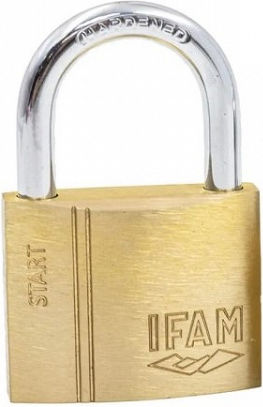 IFAM Bronze Padlock Brass with Key 50mm 1pcs