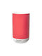 Pantone Decorative Vase Red 8x8x14cm