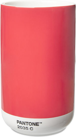 Pantone Βάζο Κόκκινο 8x8xΥ14cm