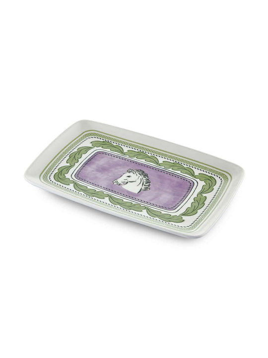 Hermia Serving Platter Rectangular Multicolored 34x25cm
