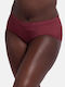 Bikini Slip Burgundisch