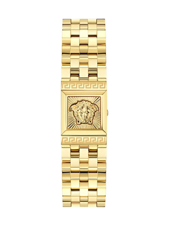 Versace Γυναικείο Ρολόι 18mm Μπαταρίας με Χρυσό Μεταλλικό Μπρασελέ