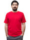 T-shirt Μπορντό