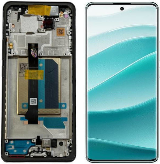 Xiaomi Screen with Touch Mechanism and Frame for Xiaomi Redmi Note 14 Pro+ 5G (Black)