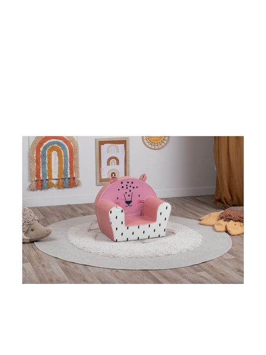 Kids Armchair with Armrests Pink 42x52x32cm