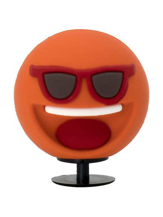 Dekoratives Schuhanhänger Smiley Orange Porrtokal