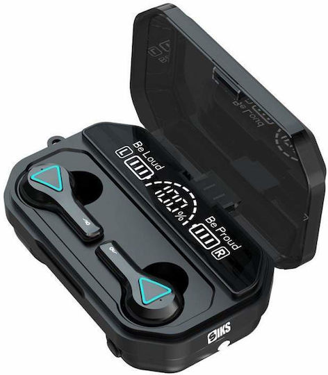Earbud Bluetooth Handsfree Căști cu Rezistență la Transpirație și Carcasă de Încărcare Powerbank Charging Case, Waterproof IPX7