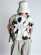 Women's Summer Blouse Short Sleeve Multicolour