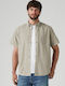Authentic Short-sleeved Cotton Shirt Neutrals