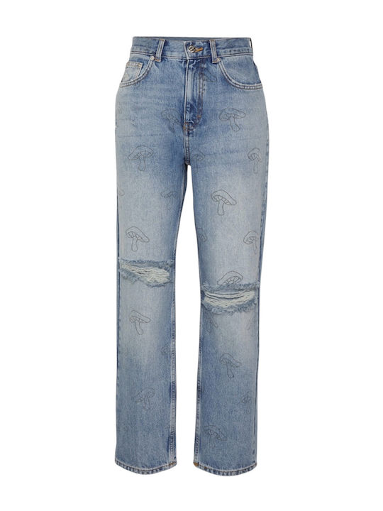 Denim Neon & Nylon Γυναικείο Jean Παντελόνι