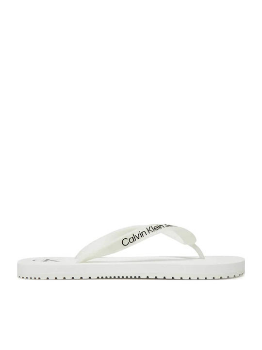 Calvin Klein Women's Flip Flops White