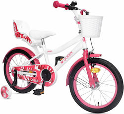 Enero 16 Kinderfahrrad Stadt Rosa-Weiß