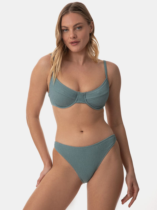 Σετ Μαγιό Γκοφρέ Μπανέλα Teal