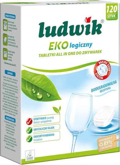 Ludwik All In One Eco Capsule pentru Mașina de Spălat Vase Ecologic
