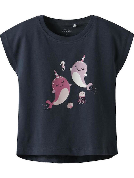 Name It Παιδικό T-shirt Navy Μπλε