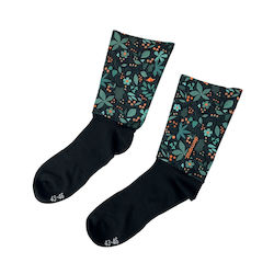 Aero Demaraz Blumen Fahrradsocken