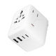 Mophie Încărcător Fără Cablu GaN cu 2 Porturi USB-A și 3 Porturi USB-C 70W Albς (Essential)