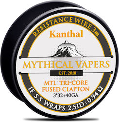Mythical Vapers Wire Mtl Tri-core Fused Clapton...