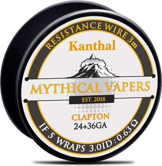 Mythical Vapers Sârmă Clapton Kanthal A1 24+36ga 3m