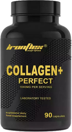 Ironflex Nutrition Collagen+ 1040mg με Βιταμίνη C και Υαλουρονικό Οξύ 90 κάψουλες