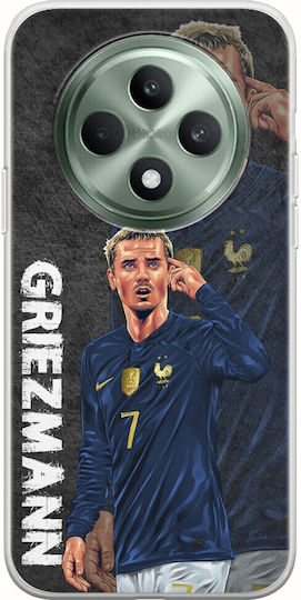 Football Stars Antoine Griezmann France Oppo Reno 12 Fs 5g Flexible TPU Transparent Silicone