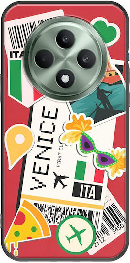 Ticket To Venice Oppo Reno 12 Fs 5g Black TPU Black Silicone