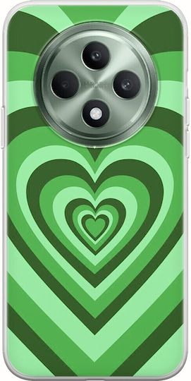 Latte Love Green Oppo Reno 12 Fs 5g Flexible TPU Transparent Silicone