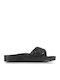 Madrid Big Buckle Slides σε Μαύρο Χρώμα