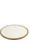 Espiel Lemnos Rotund Tavă de Servire în Culoare Alb 30x30x2cm AKB109 1buc