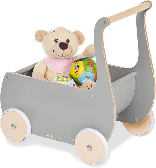 Pinolino Hölzernes Puppen Kinderwagen Für 1+ Jährige