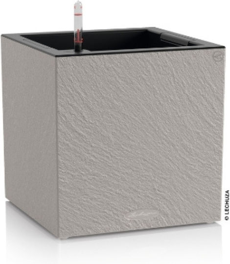 Lechuza Canto Selbstbewässernd Topf Kunststoff Light Grey 30x30x30cm.