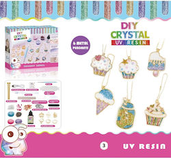 Set DIY 6 Pandantive Metalice Culori Sclipici Rășină UV Lanț Auriu Temă Deșert Copii 8 Ani+ Multicolor Set DIY 6 Pandantive Metalice Culori Sclipici Rășină UV Lanț Auriu Temă Deșert Copii 8 Ani+ Multicolor