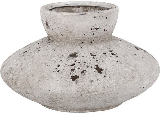 Fylliana Βάζο Κεραμικό Fl1936 Γκρι Φ21xΥ21cm