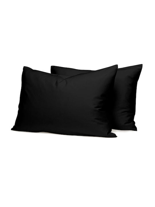 Palatex Solid Σεντόνι Μονό με Λάστιχο 100x200+32εκ. Black