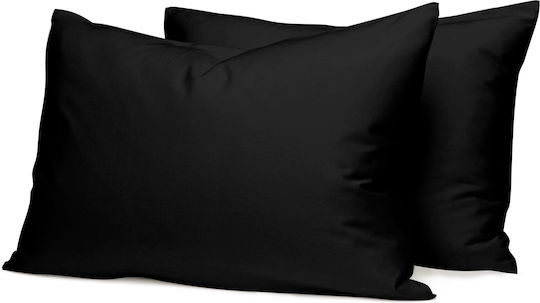 Palatex Sheet for Single Bed with Elastic 100x200+32cm. Solid Black