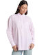 Μακρυμάνικο Γυναικείο Πουκάμισο Slight Pink Multi