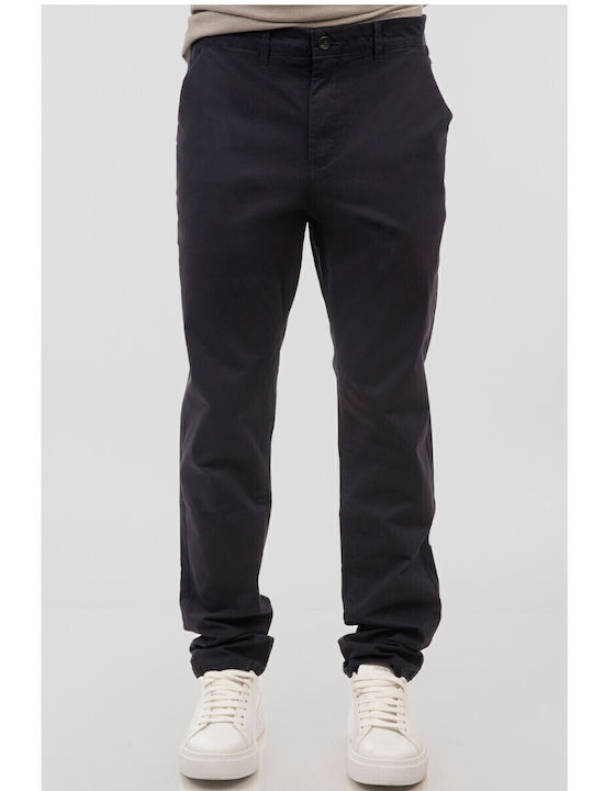 Rebase Παντελόνι Chino Ελαστικό Μπλε