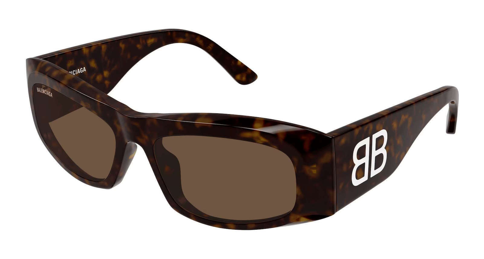 Balenciaga Women's Sunglasses with Brown Tartaruga Plastic