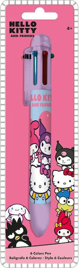 Hello Kitty Friends Pen 6 Colours 12 Τεμ